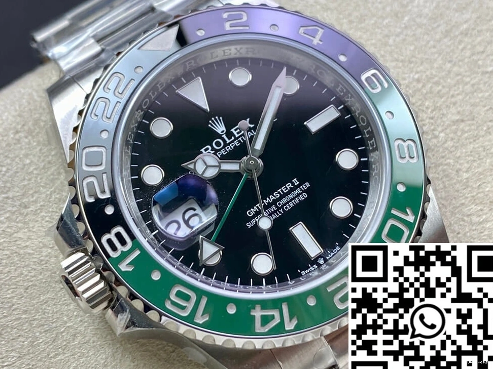 Master GMT II M126720VTNR-0001 Factory Rolex Black Clean Dial 0116